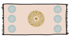 Yogadecke " Meera" 100 x 200 cm Bio-Baumwolle