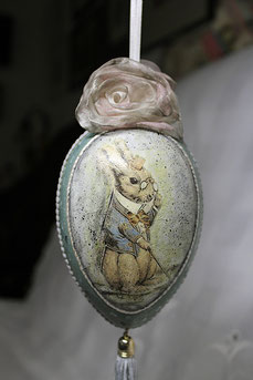 Découpage Ei "Osterhase"