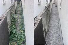 目黒区で除草する植木屋「纏造園」