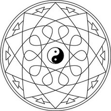 Yin und Yang Zeichen