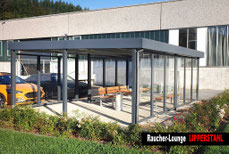 Raucher-Lounge Stahl
