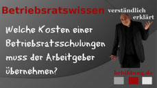 Welche Schulungskosten muss der Arbeitgeber übernehmen?