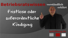 fristlose Kündigung