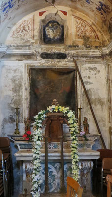 Autel Saint-Joseph - Ignazio Saverio Raffalli - avec le tableau de la mort de St Joseph
