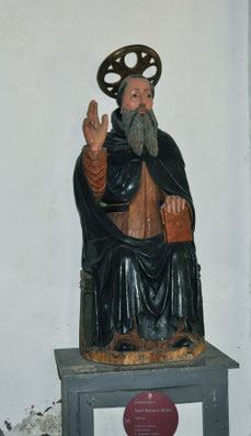 Calvi - Oratoire St Antoine Abbé - Statue en bois - Sculpteur ligure 1440