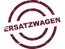 Ersatzfahrzeug / Leihwagen während der Autoreparatur in der freien Kfz-Werkstatt / Autowerkstatt in Rutesheim