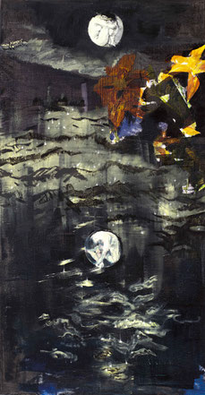 两面镜子 TWO MIRRORS 128X66CM 布面油画 OIL ON CANVAS 2025