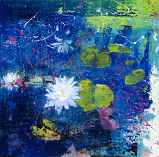 夜的爵士 NIGHT JAZZ 40X40CM 布面油画 OIL ON CANVAS 2024