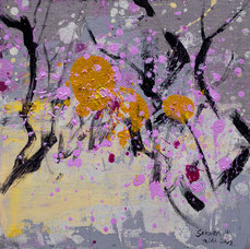 小稿4 SAKURA 4 20X20CM  布面油画  OIL ON CANVAS 2012