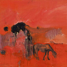 梦马 DREAM HORSE 30X30CM 布面油画 OIL ON CANVAS 2025