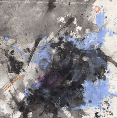 早春6 EARLY SPRING 6 30X30CM 纸本水墨与矿物色 INK & MINERAL COLOR ON PAPER 2026