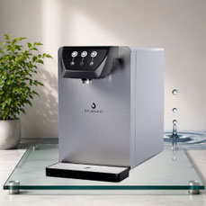 Blupura Rock Wasserspender mit Festwasseranschluss aus Edelstahl