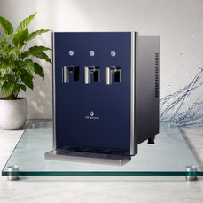 Blupura Bluglass I.T.80 Wasserspender mit Festwasseranschluss aus Edelstahl