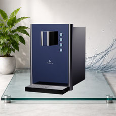 Blupura Bluglass 30 Wasserspender mit Festwasseranschluss aus Edelstahl