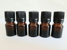 Flacon Verre Brun 5 ml avec Codigoutte