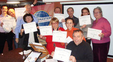Toastmasters Nice Charter Certificates