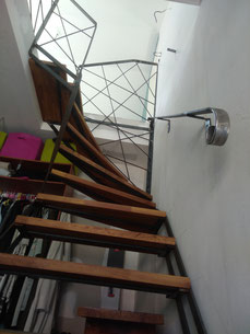 Escalier froissé main courante et rambarde moderne