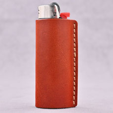 Lederhülle, Ledercover, Lederetui für ein Feuerzeug