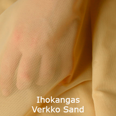 joustava kangas verkko ihokangas Sand