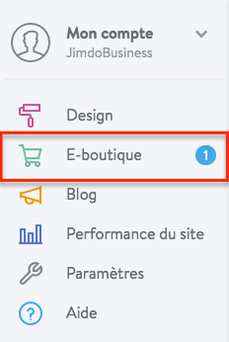 Gérer les commandes d'une e-boutique Jimdo