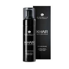 styling mousse capelli ricci bio  k-hair Alkemilla