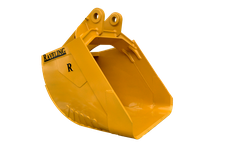 Flat bottom round corner bucket