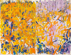 Joan Mitchell, Two Pianos, 1980, Oil on canvas, Private collection
