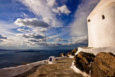 at the rim of the Caldera