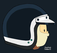 Helmet of Mike Beutler by Muneta & Cerracín