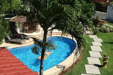 Ausspannen am Pool in Cancun