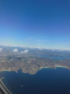 Sydney aus dem Flugzeug