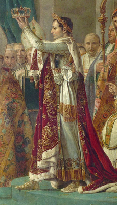 Jacques-Louis David, Le Sacre de Napoléon (détail), 1805-1808, Paris, musée du Louvre