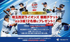 埼玉県無料招待 - 埼玉西武ライオンズ プライベートボックス席 観戦チケットプレゼント