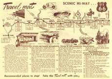 Travel Mat Maps Route 66