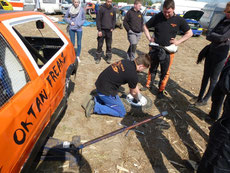 Reparatur vor Ort ...