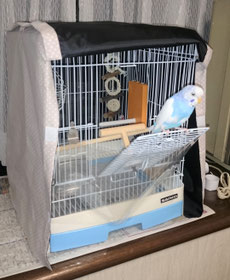 おやすみカバー(お休みカバー、手作り、夏、ヒーター、ケージカバー、遮光カバー、サークルカバー)お客様の写真