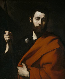 Jusepe de Ribera (Lo Spagnoletto), San Giacomo Maggiore, 1630-1635, olio su tela, 78x64 cm, Museo del Prado, Madrid