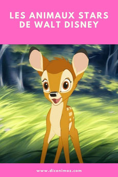 les animaux de walt disney