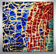 Struktur Gemälde, abstrakte Kunst, Originalkunst, handgemalt, moderne Gemälde, großformatige Bilder, Originale, Unikate, gespachtelte, Strukturen, hochwertige Malerei, XXL, Großformat, figurative Malerei, Schiff, U-Boot, .