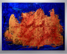Bilder, Blau, Rot, Strukturen, gespachtelt, Gesichter, moderne Malerei, abstrakt, abstrakte Malerei, Gemälde, Bilder, Acryl, großformatige, Abstrakte Kunst, Abstrakte Acrylbilder, Moderne Wohnzimmerbilder, Moderne Kunst, Gemälde kaufen,