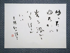 「ゆったりゆたかに　光を浴びているほうがいい」　吉野弘の詩