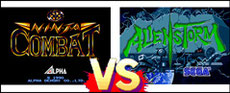 Ninja Combat VS Alien Storm