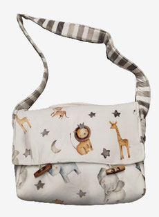 BORSA TRACOLLA IN VELLUTO WATERCOLORS SAFARI