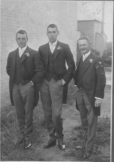 Probably (centre) Douglas Walter Lilley in 1931