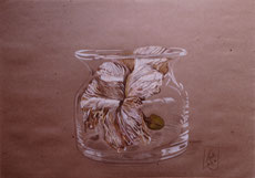 Still life on Ingrès paper with Polychromes pencil (1986)