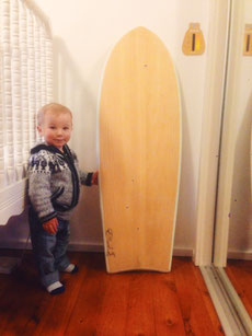 Young Elvis and his first board :)