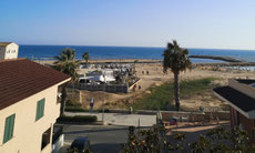 La vista dalla terrazza