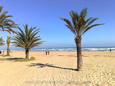 Ferienwohnung Valencia, Strand von Gandia, Foto: © Birgitta