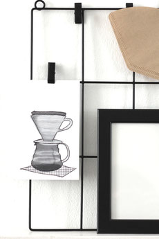 Kaffee Print Handfilter