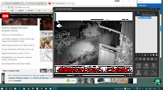21時を過ぎて超小型PCでモニター